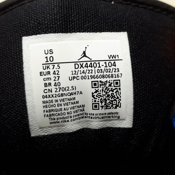 Nike Air Jordan 2 Retro Low Varsity Royal Shoe DX4401 104 Mens 8.5 / Womens 10 - Picture 9 of 12